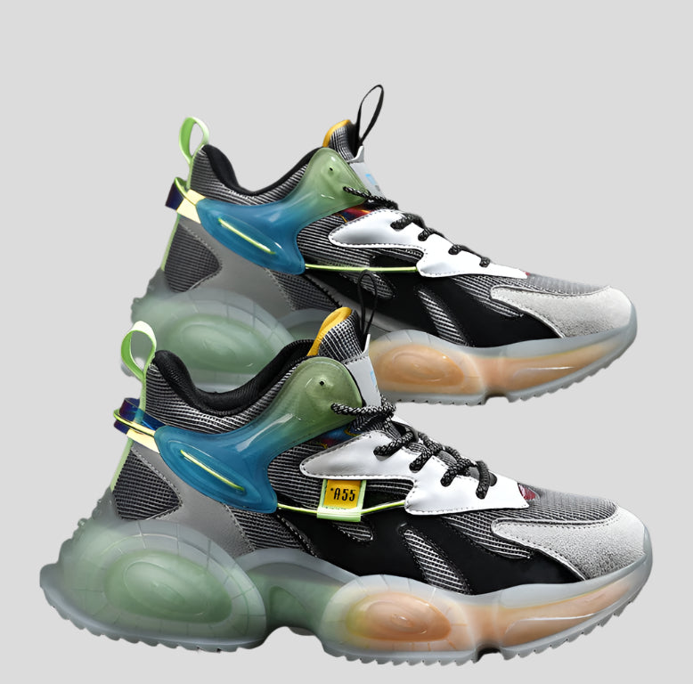 Celonox Gradient-Wing Bubble-Pod Sneakers