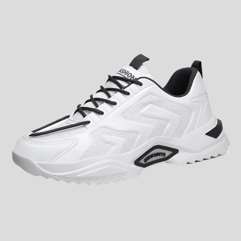 Celonox Black & Cream Sculptural Runners