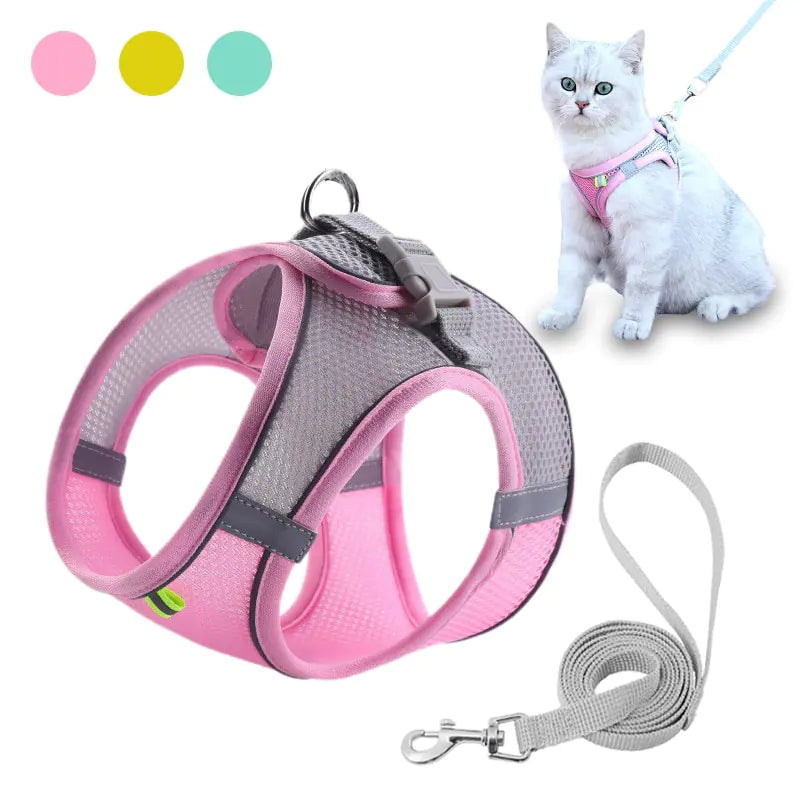 Reflective No-Pull Pet Harness and Leash Set