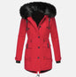 Fleece-Lined Cotton Puffer Coat