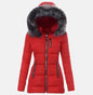 Women's Faux Fur Hooded Winter Jacket