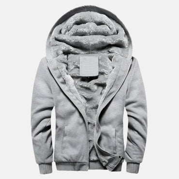 Men's Fleece-Lined Winter Hoodie