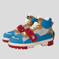 Celonox Leopard-Accent Tactical High-Top Boots
