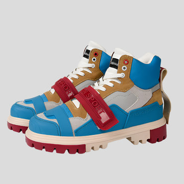 Celonox Leopard-Accent Tactical High-Top Boots