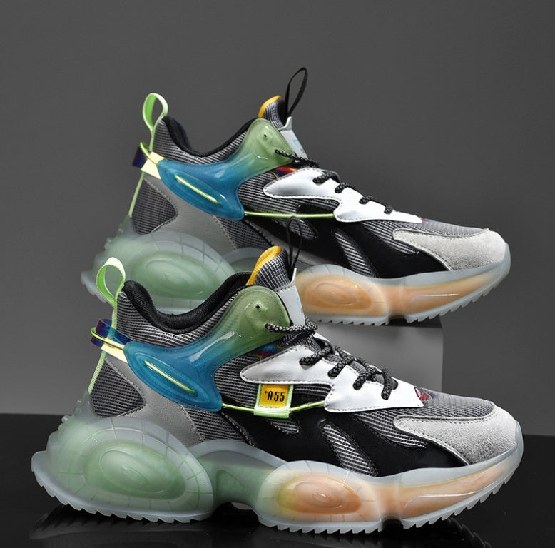 Celonox Gradient-Wing Bubble-Pod Sneakers