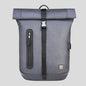 Celonox Textured Roll‑Top Anti‑Theft Backpack