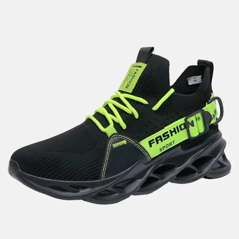 Neon Green High-Performance Sneakers