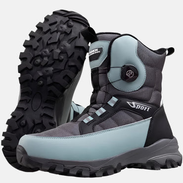 Men’s Rugged Winter Snow Boots with Enhanced Traction