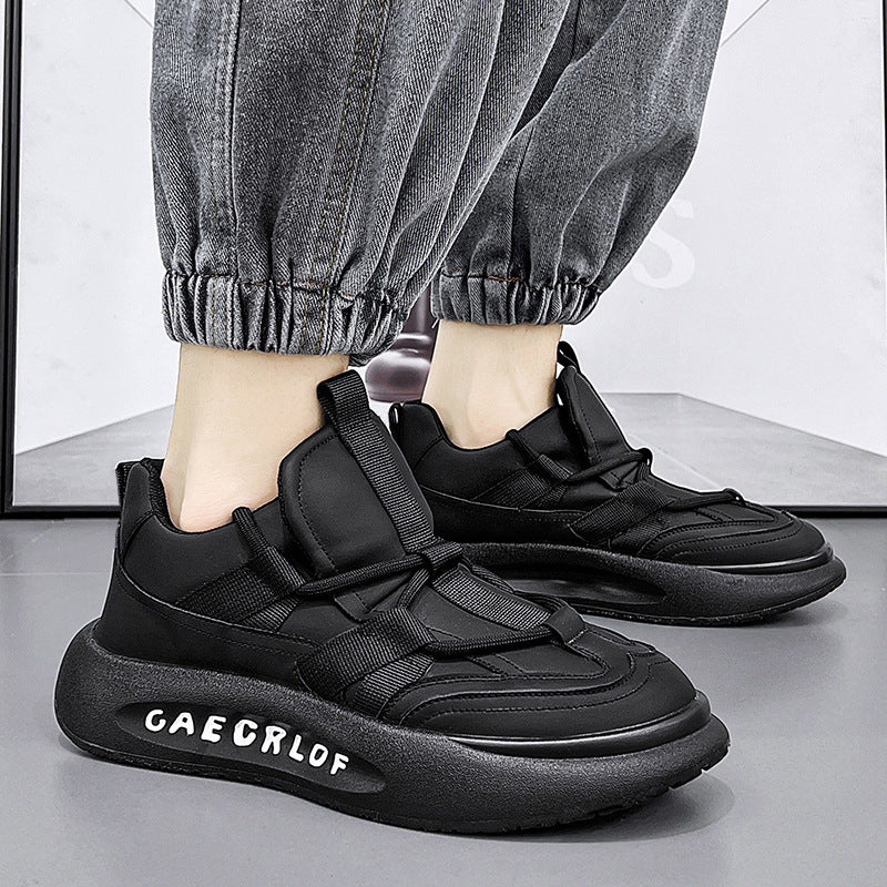 Celonox Monochrome Strapped Chunky Sneakers
