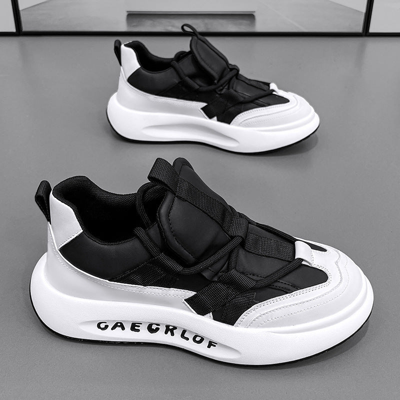 Celonox Monochrome Strapped Chunky Sneakers