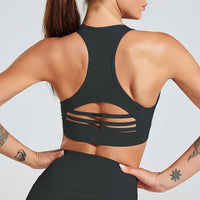 Breathable Mesh High-Impact Sports Bra