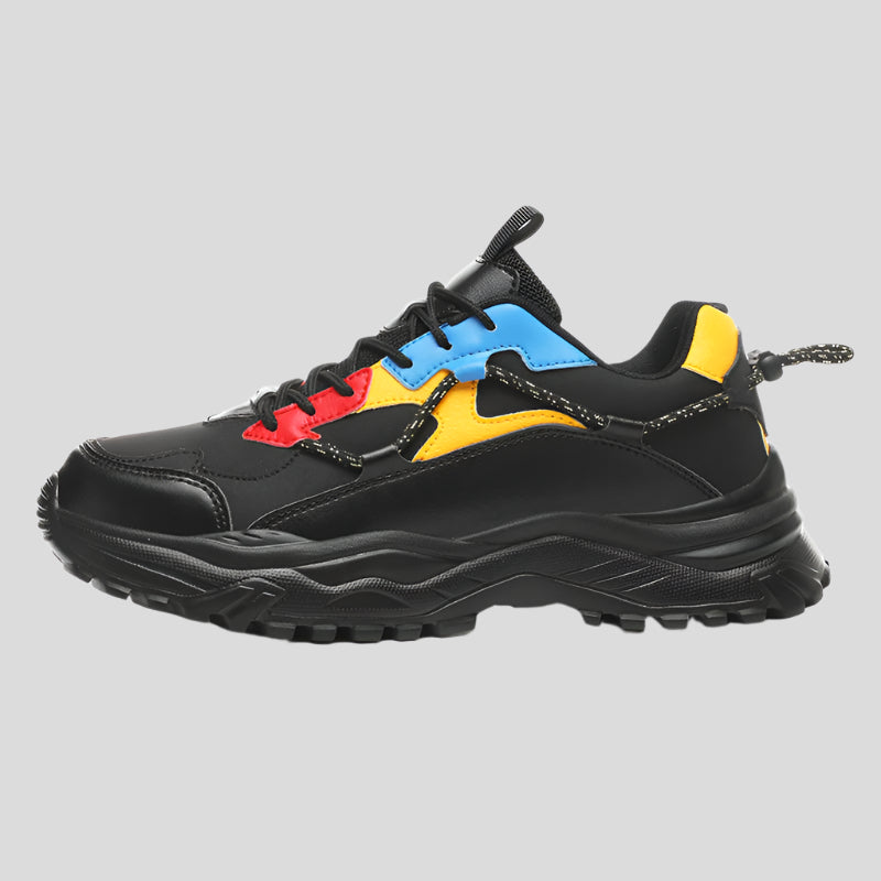 Celonox Rugged Trail Sneakers with Bold Accent Panels