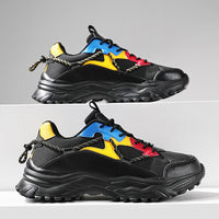 Celonox Rugged Trail Sneakers with Bold Accent Panels