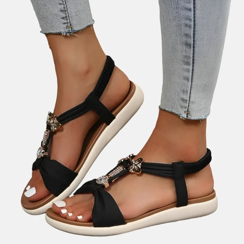 Sandalias planas estilo romano