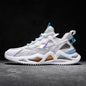 Celonox Dynamic-Cutout Knit Sneakers