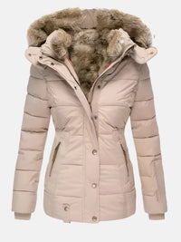 Women's Fur-Lined Hooded Winter Coat