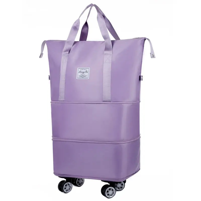 Lavender Rolling Tote Bag