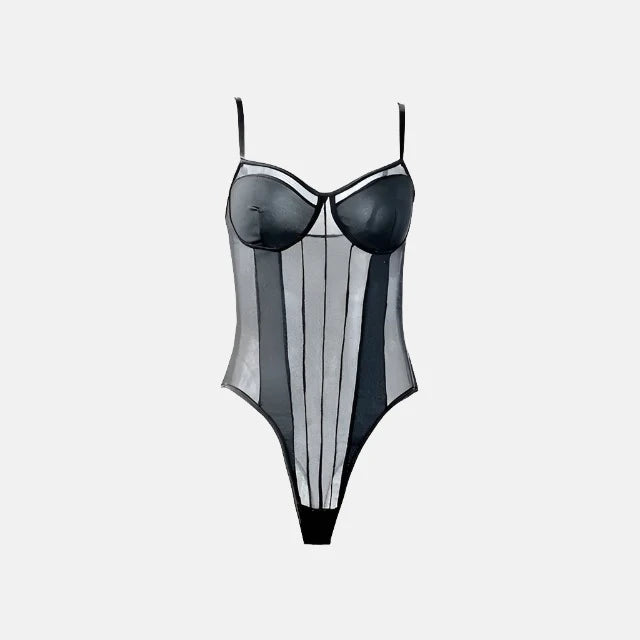 See-Through Bodysuit Shapewear