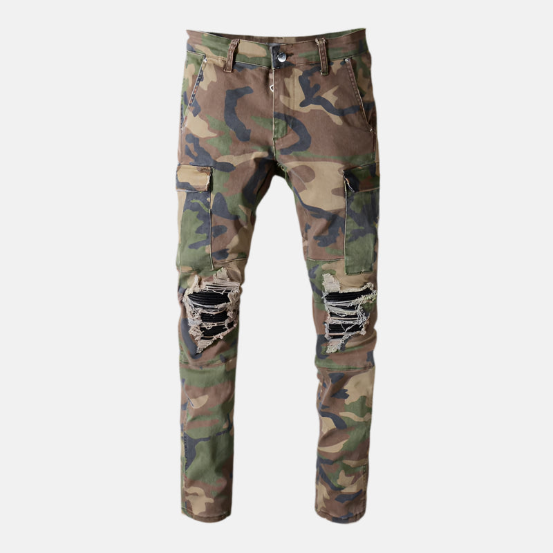 Battlefield Camo Cargo Jeans