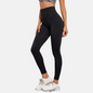 High-Waisted Seamless Black Leggings