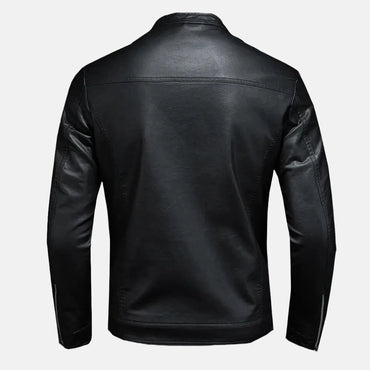 Men’s Classic Faux Leather Jacket