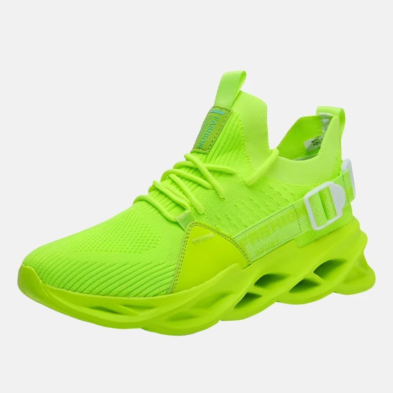 Neon Green High-Performance Sneakers