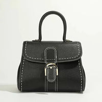 Elegant Buckle-Detail Handbag