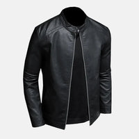 Men’s Classic Faux Leather Jacket