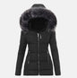 Women's Faux Fur Hooded Winter Jacket