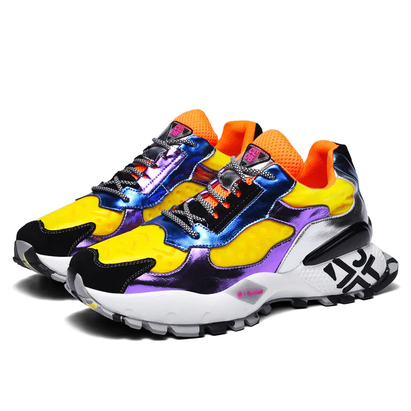 Neon Impact Trail Sneakers
