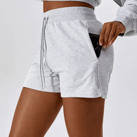 Women's Autumn Loose-Fit Drawstring Sports Shorts