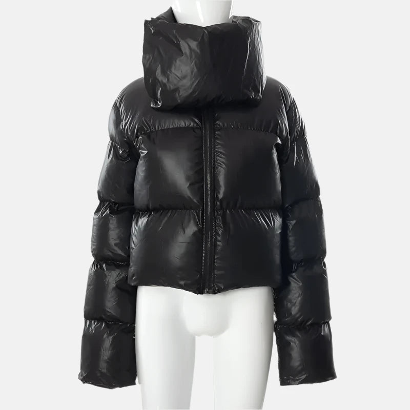 Women's Oversized High-Neck Puffer Jacket