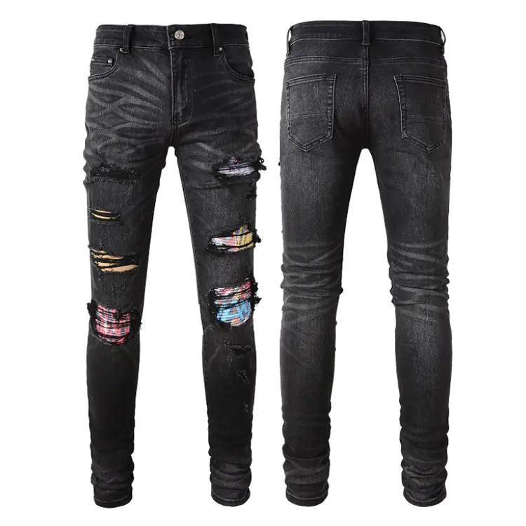 Street Rebel Patchwork Jeans