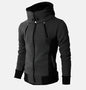 Men’s Winter Hooded Jacket with High Collar