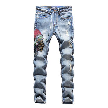 Warrior Spirit Distressed Denim