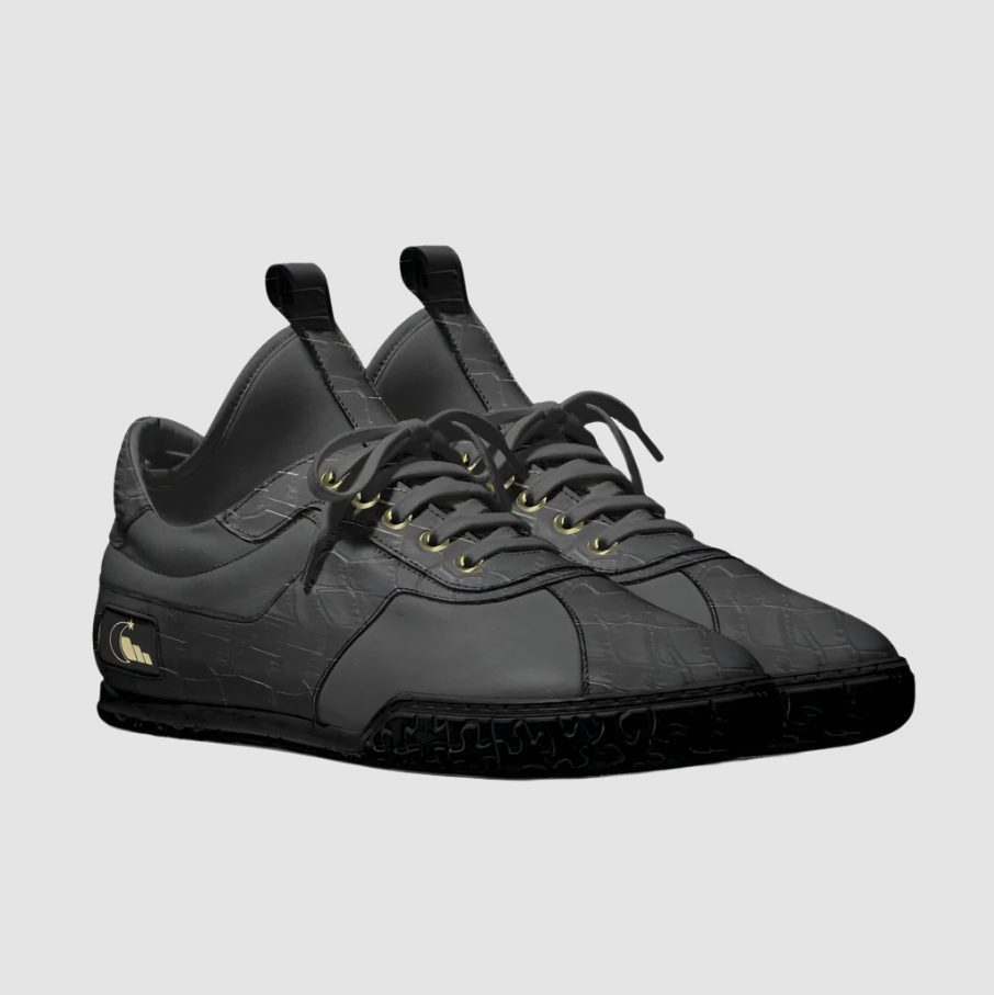 Celonox Luxury Black Sneakers