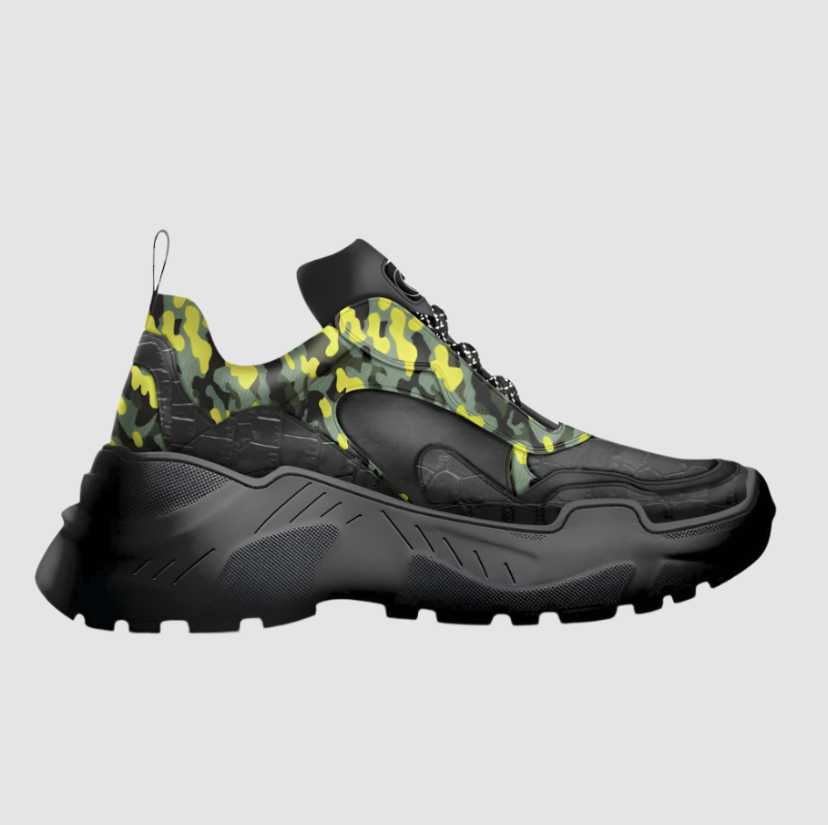 Celonox Neon Camo Sneakers