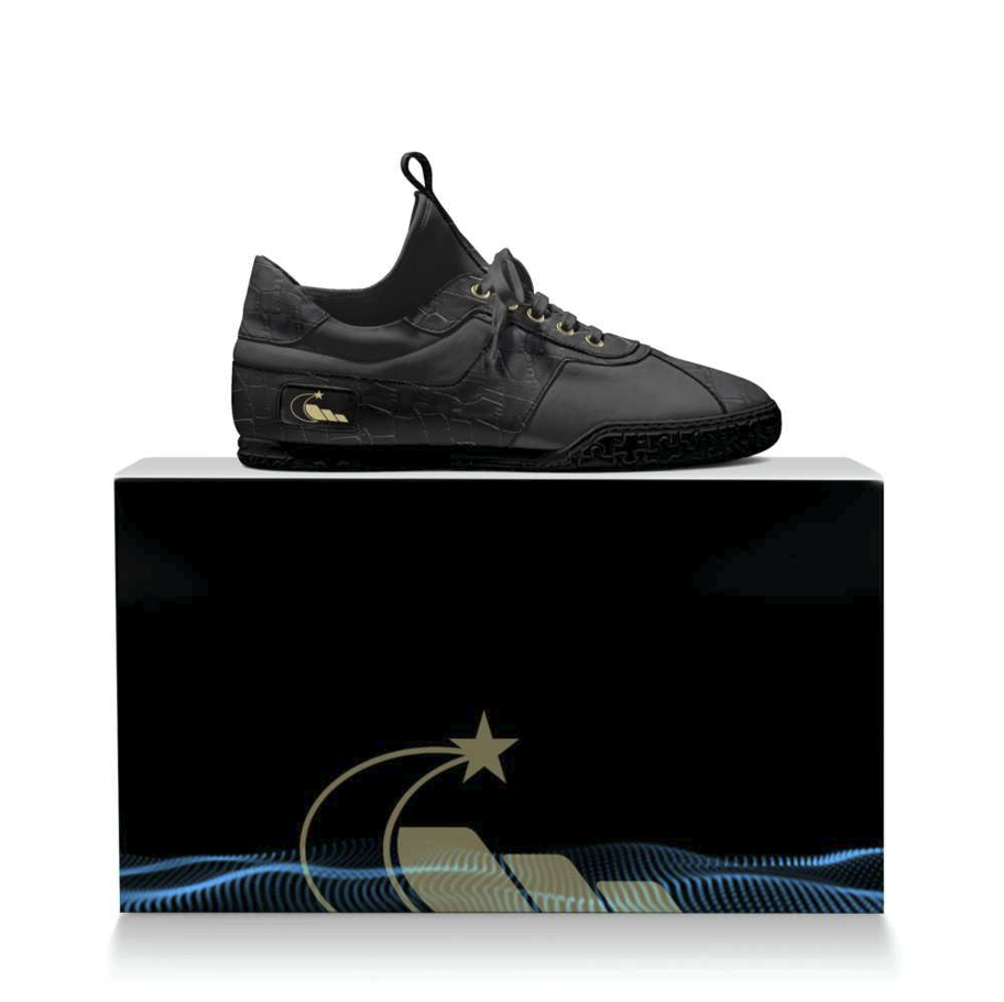 Celonox Luxury Black Sneakers