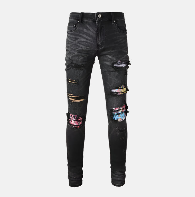 Street Rebel Patchwork Jeans
