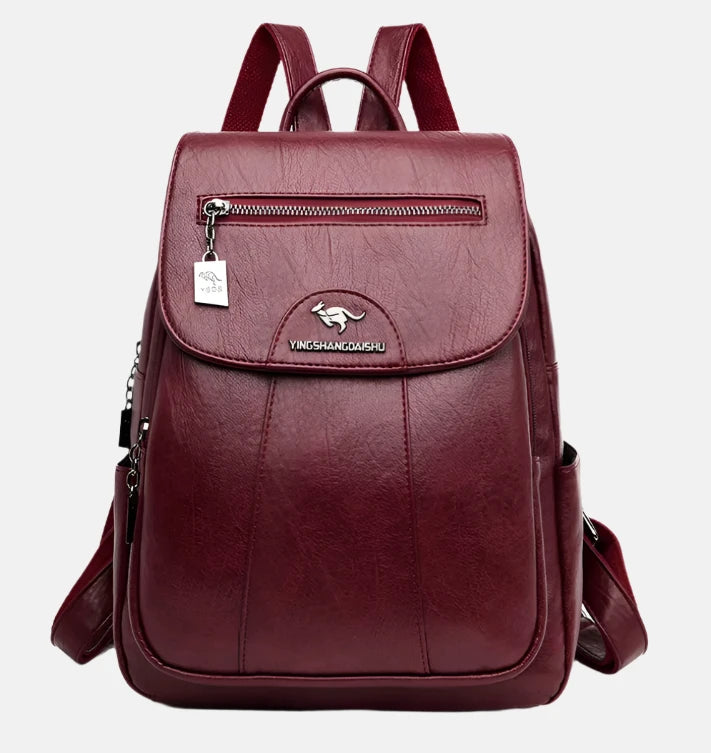 Women's Faux Leather Backpack