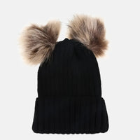 Fashion Parent-Child Pom Pom Winter Hat