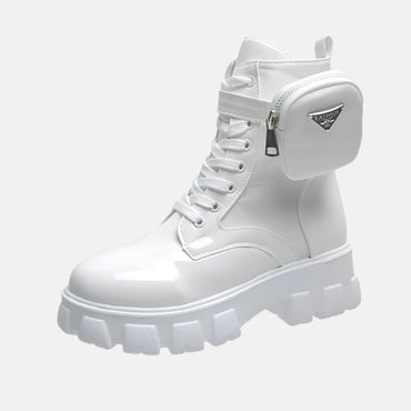 Women's Combat Platform Boots