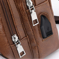 Luxury Crossbody Bag with USB