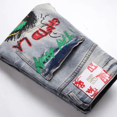 Inferno Skull Street Jeans