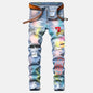 Urban Graffiti Spray Denim