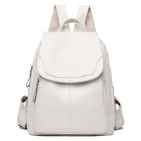 Women's Vintage Leather Backpack - Aussie