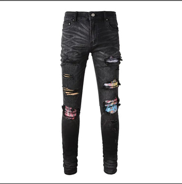 Street Rebel Patchwork Jeans