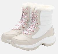 Women's Insulated Winter Snow Boots with Faux Fur Lining