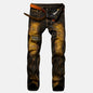 Inferno Distressed Patchwork Jeans