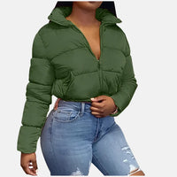 Women's Cropped Puffer Jacket